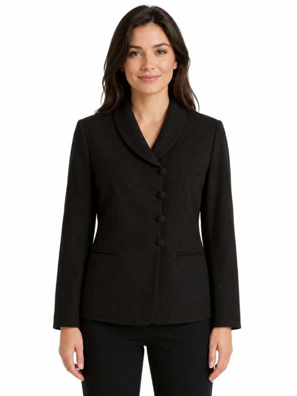 Jones New York Petite Vintage 100% Worsted Wool Blazer / Jacket